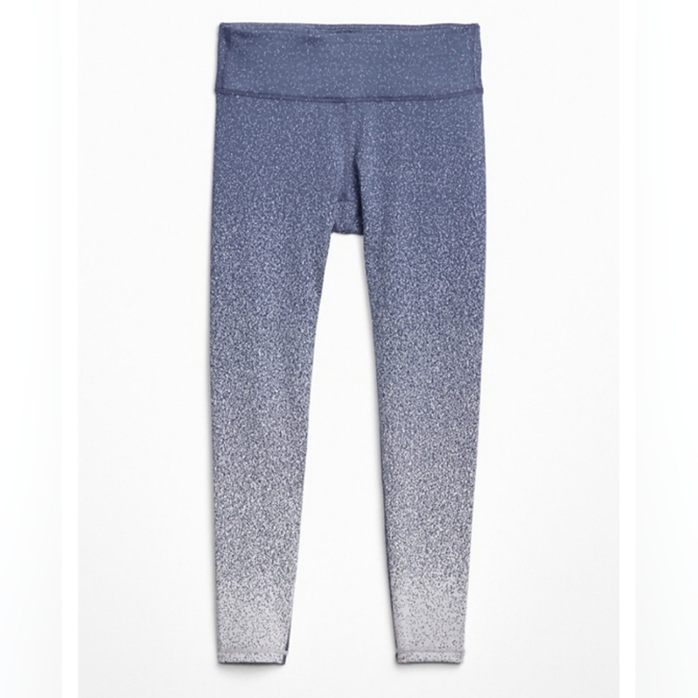 (M)🔥Gap Fit🔥 Highrise Speckle Ombre Leggings🩶🤍 W13.5"×L34"
